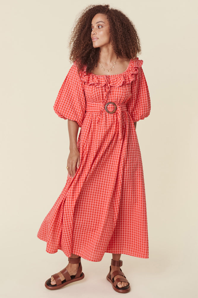 Strawberry Fields Midi Dress